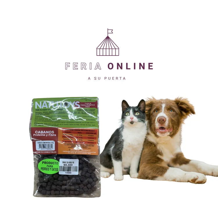 Cábanos Con Omega Para Mascotas x 50 GR