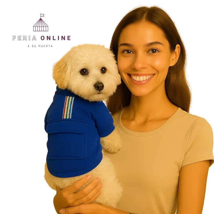 Buzo Con Bolsillo Trasero Para Mascotas