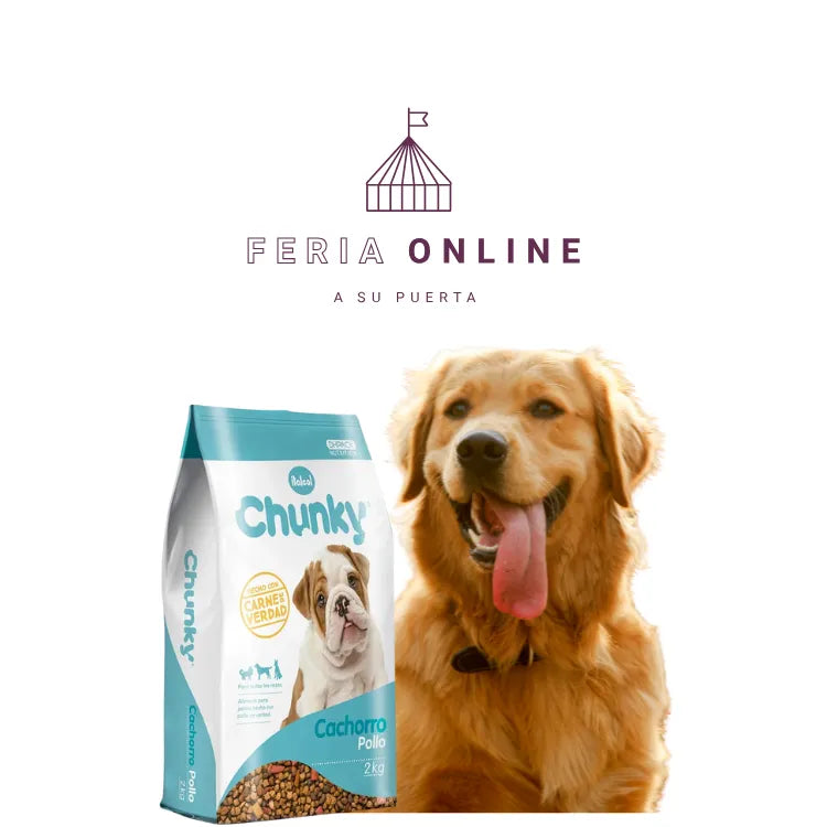 Chunky Perros Cachorros Pollo y Arroz