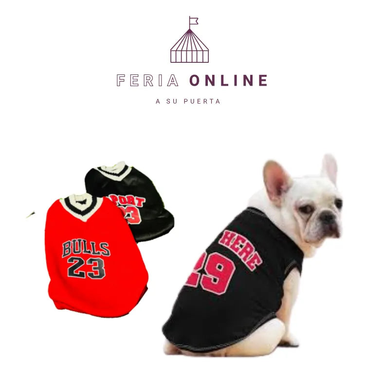 Camisilla Basketball Para Mascotas