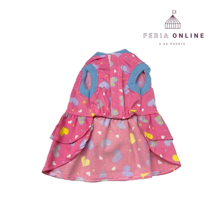 Vestido Corazones para Mascotas