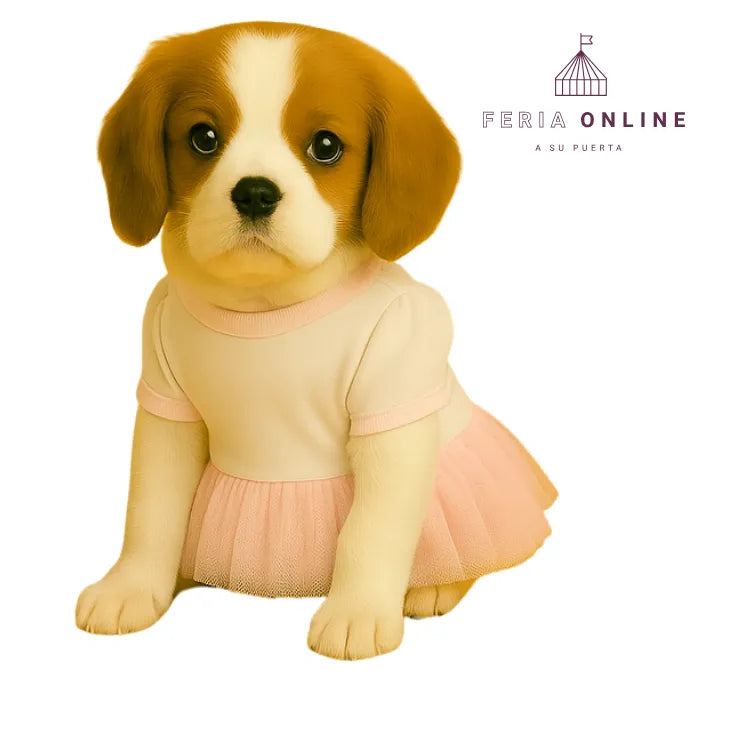 Vestido Tutú con Chaqueta para Mascotas