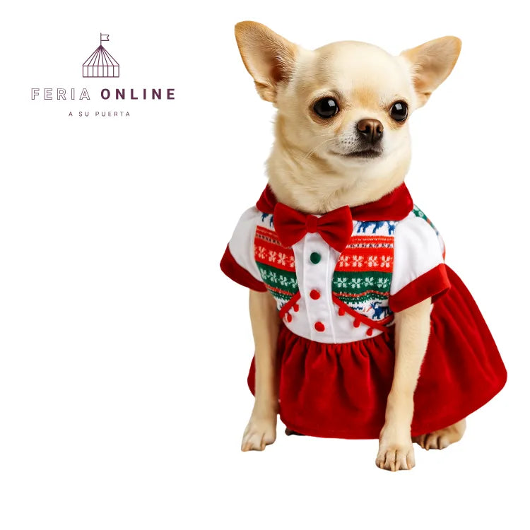 Vestido Chaleco Navidad