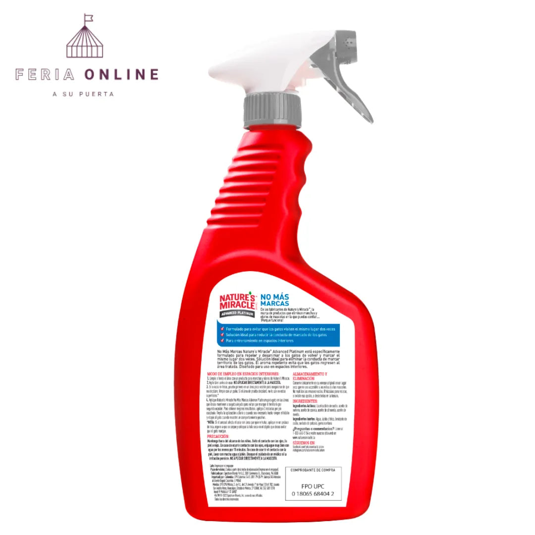 No mas marcas spray perro Nature Miracle
