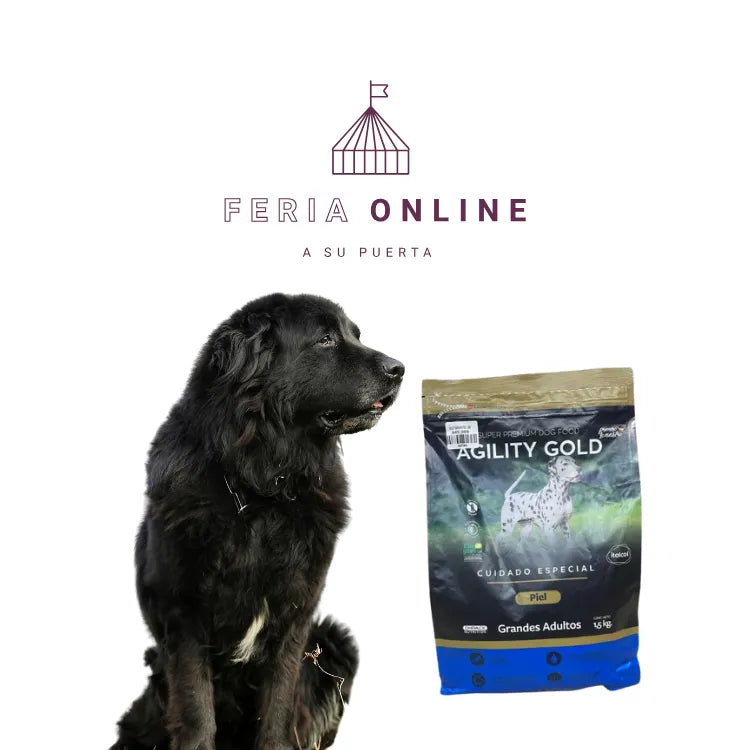 Agility Gold Grandes Adultos Piel 1.5 KG
