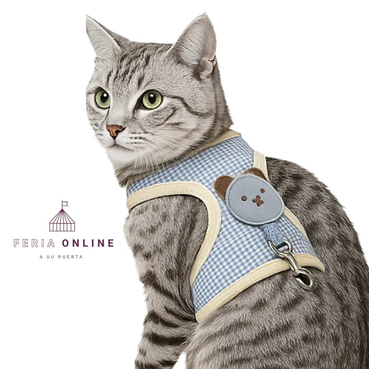 Collar Con Pechera Para Gato