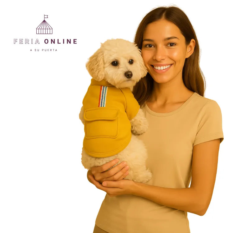 Buzo Con Bolsillo Trasero Para Mascotas
