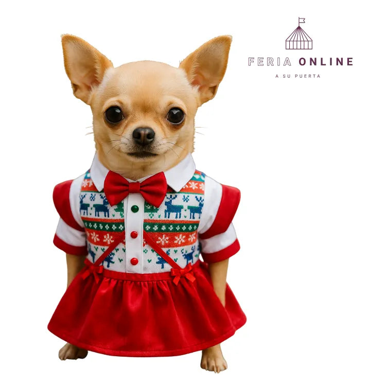Vestido Chaleco Navidad