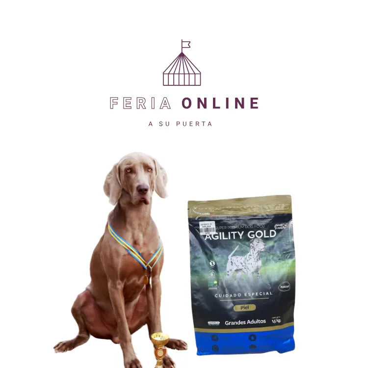 Agility Gold Grandes Adultos Piel 1.5 KG