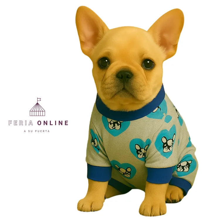 Pijama Cuerpo Completo En Algodón Para Mascota