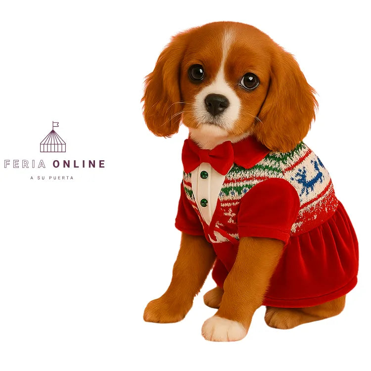 Vestido Chaleco Navidad