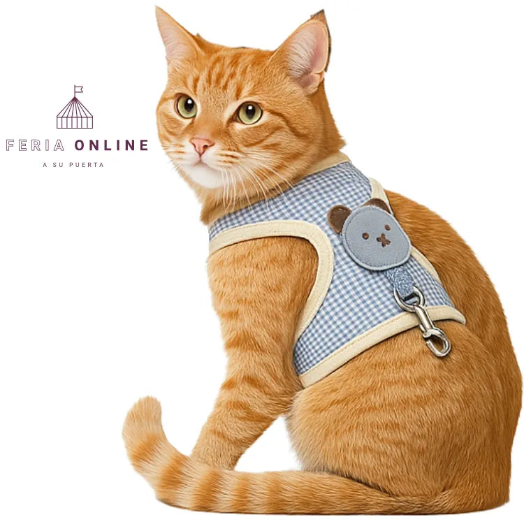 Collar Con Pechera Para Gato