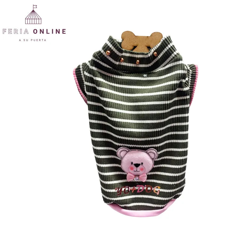 Blusa Acanalada Gola