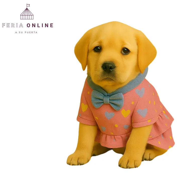 Vestido Corazones para Mascotas