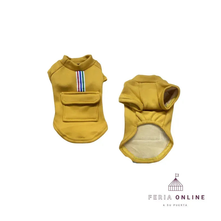 Buzo Con Bolsillo Trasero Para Mascotas