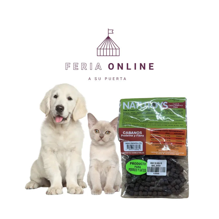Cábanos Con Omega Para Mascotas x 50 GR