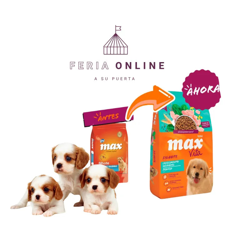 Max Vita Perros Cachorros Crecimiento Saludable