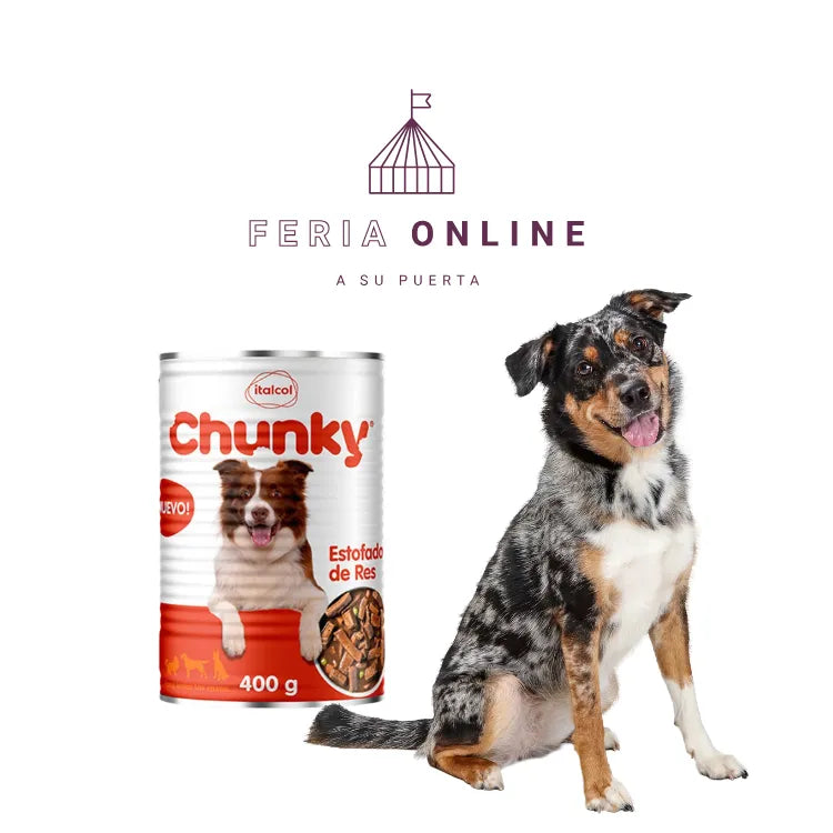 Chunky DeliDog Comida Húmeda Estofado de Res