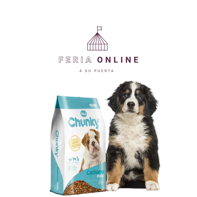 Chunky Perros Cachorros Pollo y Arroz