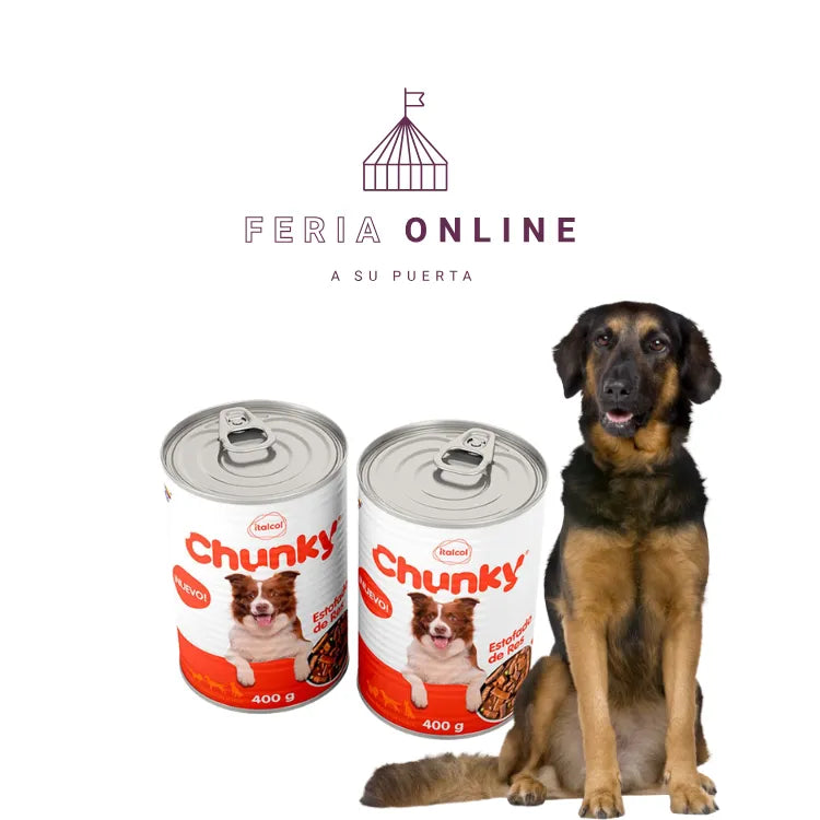 Chunky DeliDog Comida Húmeda Estofado de Res