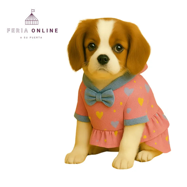 Vestido Corazones para Mascotas