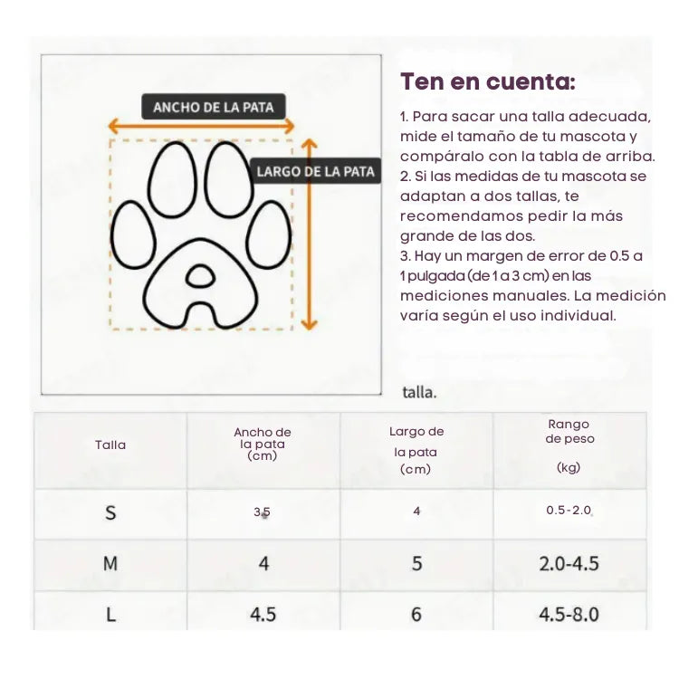 Botas de Silicona para Mascotas