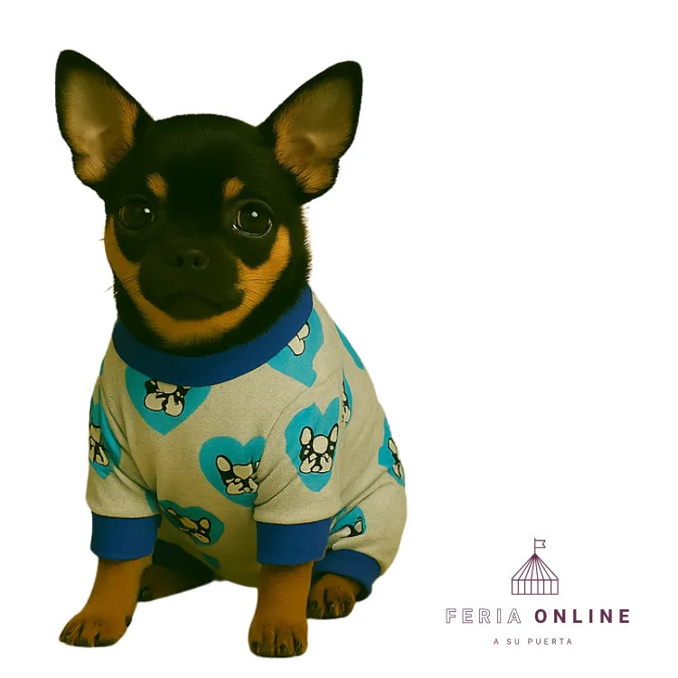 Pijama Cuerpo Completo En Algodón Para Mascota