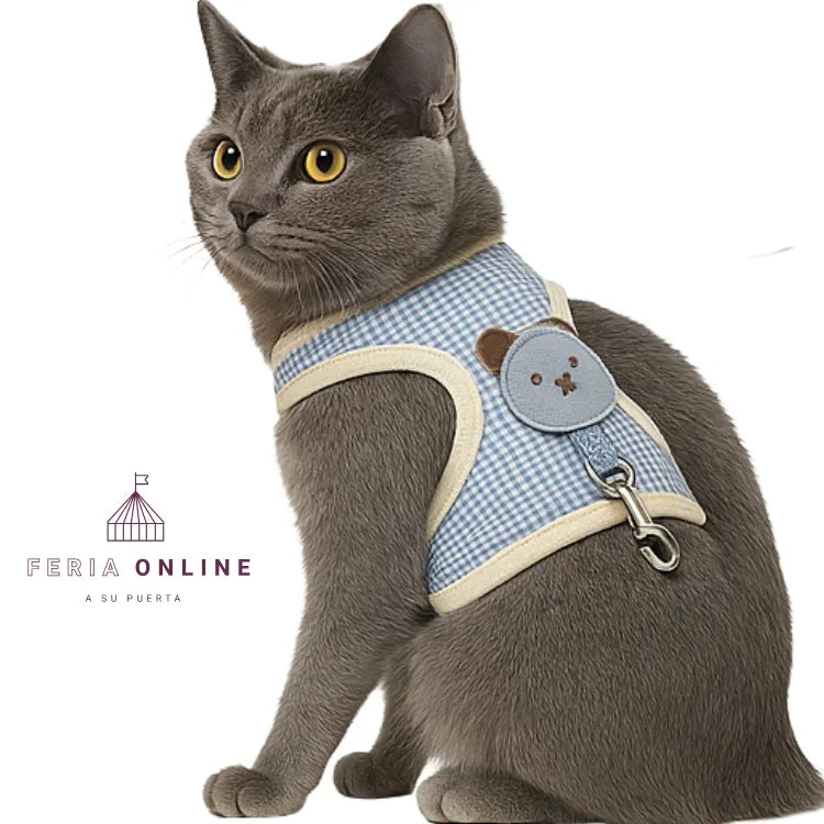 Collar Con Pechera Para Gato