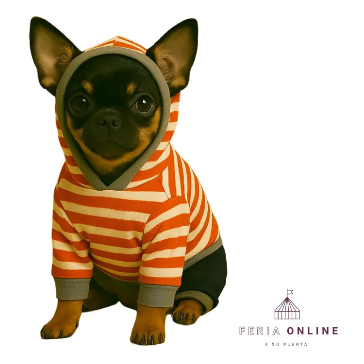 Buzo Capota Playero Para Mascotas