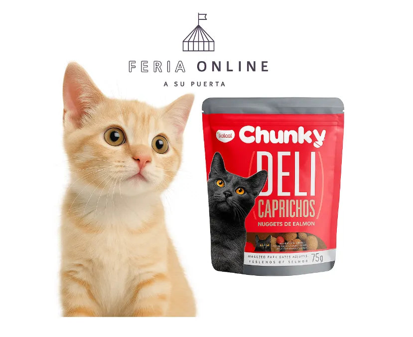 Chunky Delicaprichos Gatos Salmón