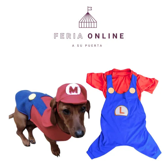 DISFRAZ DE MARIO Y LUIGI