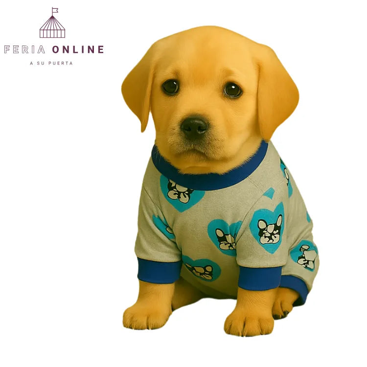 Pijama Cuerpo Completo En Algodón Para Mascota
