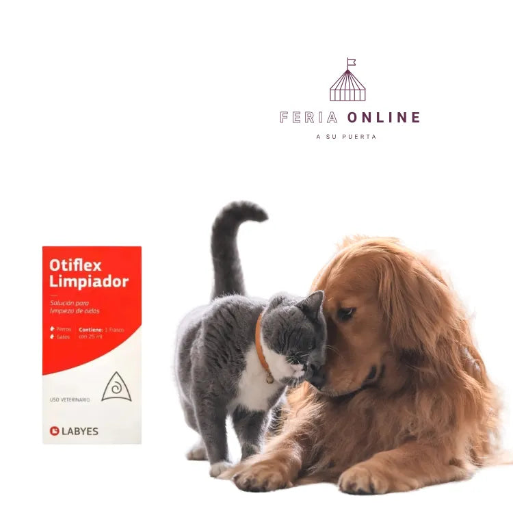 Limpiador De Oidos Perros Y Gatos Otiflex 25 ML