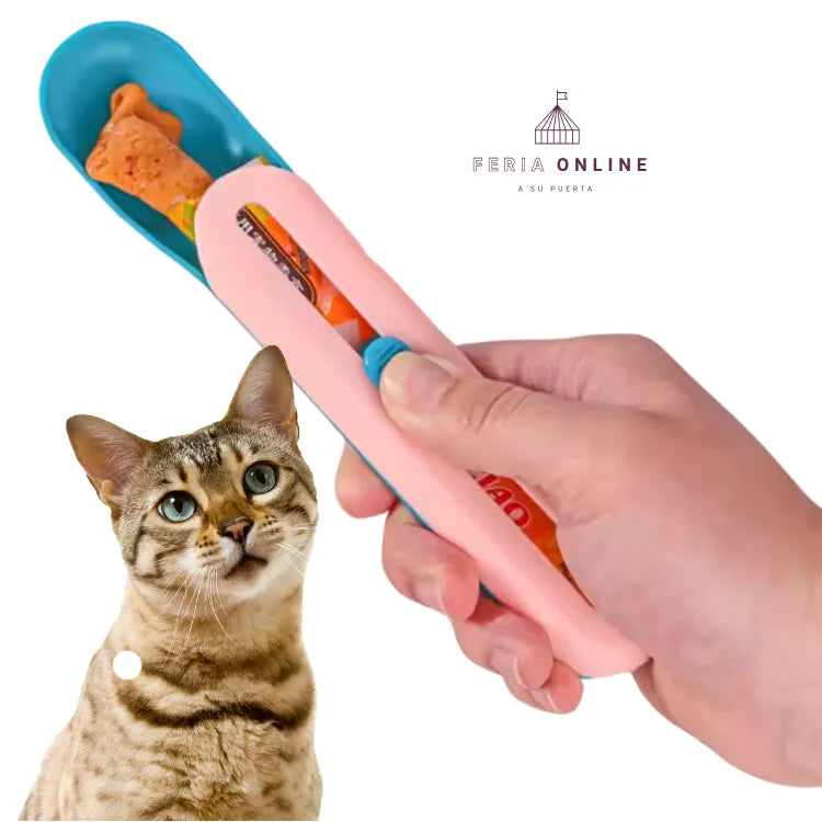 Dispensador De Papilla Para Gatos