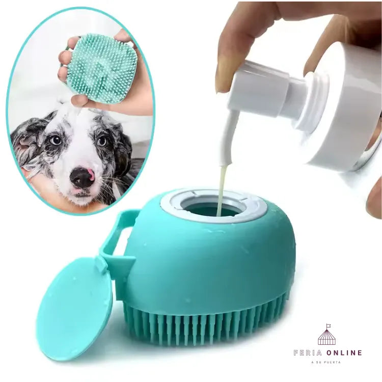 Cepillo con Dispensador de Shampoo