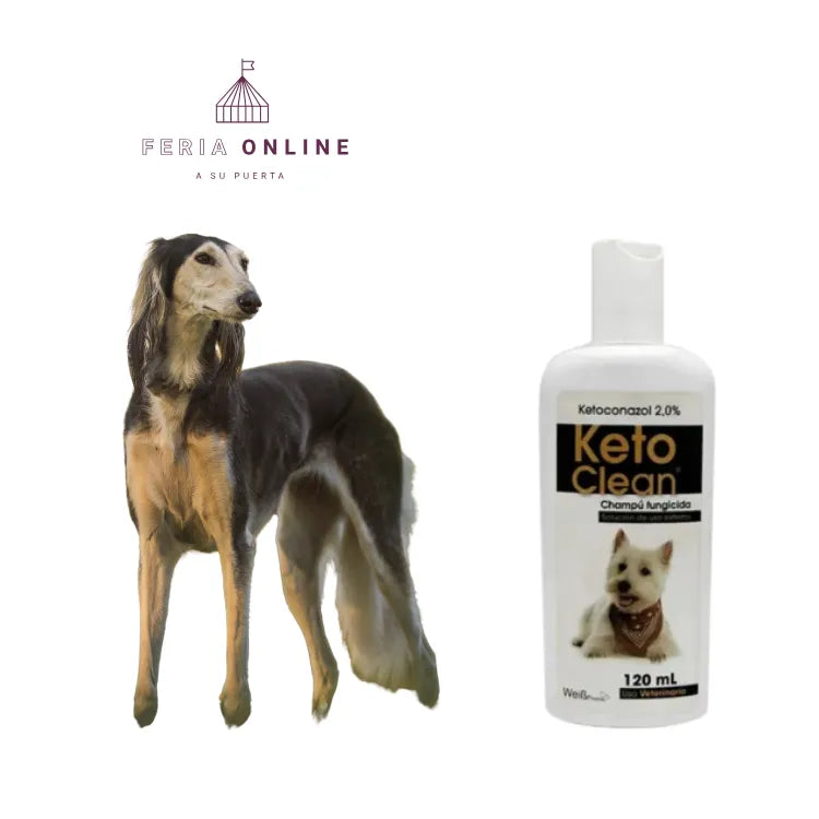 Shampoo Medicado Para Perros Keto Clean 120 ML