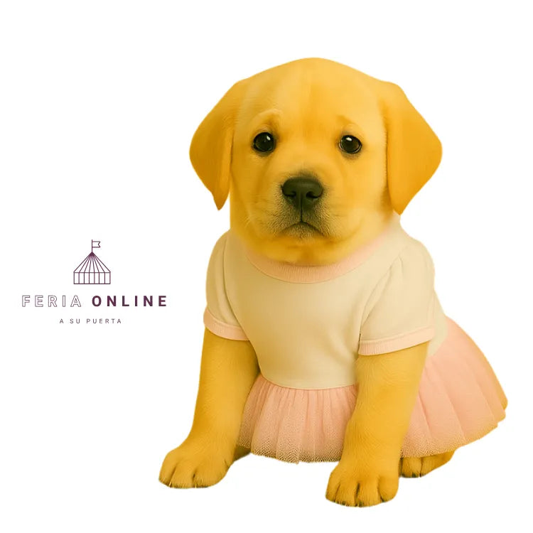 Vestido Tutú con Chaqueta para Mascotas