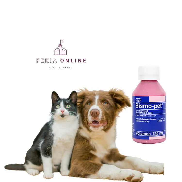 Antidiarreico Bismo Pet - 120 ML Para Perros Y Gatos