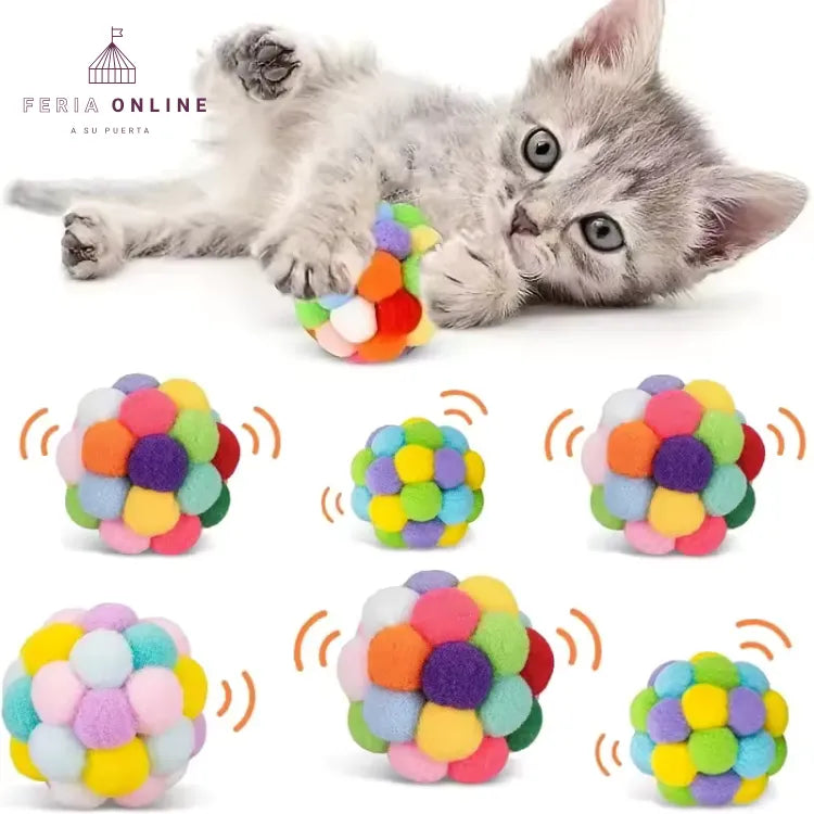 Pelota de Felpa para Gatos