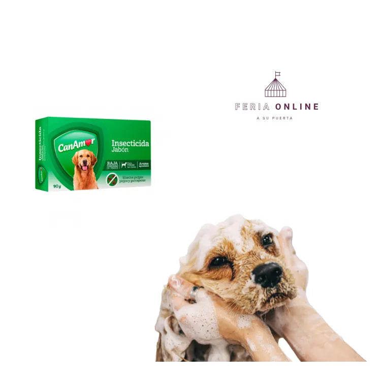 Canamor Jabón Insecticida Para Perros x 90 GR