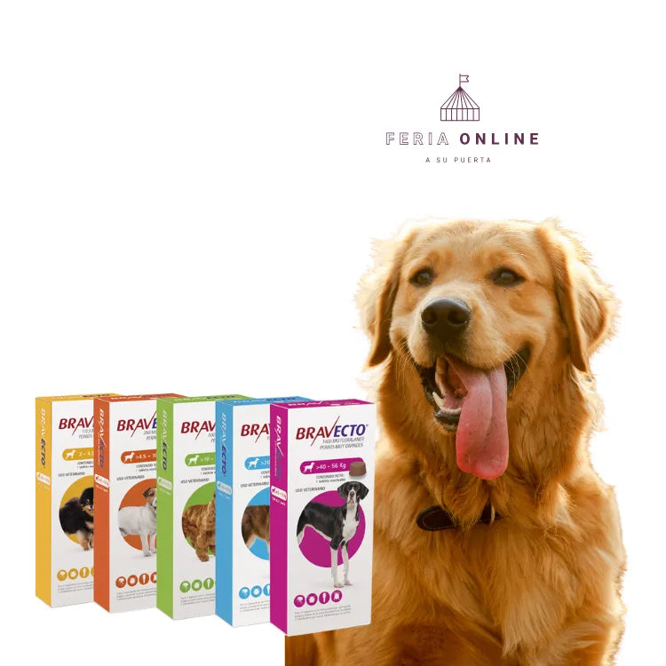 Bravecto Tableta Masticable - Antipulgas y Antigarrapatas