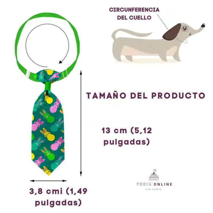 Corbata Con Broche Para Perro Y Gato
