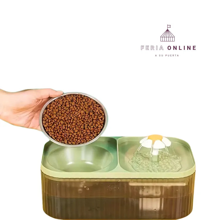 Fuente Flor con Comedero