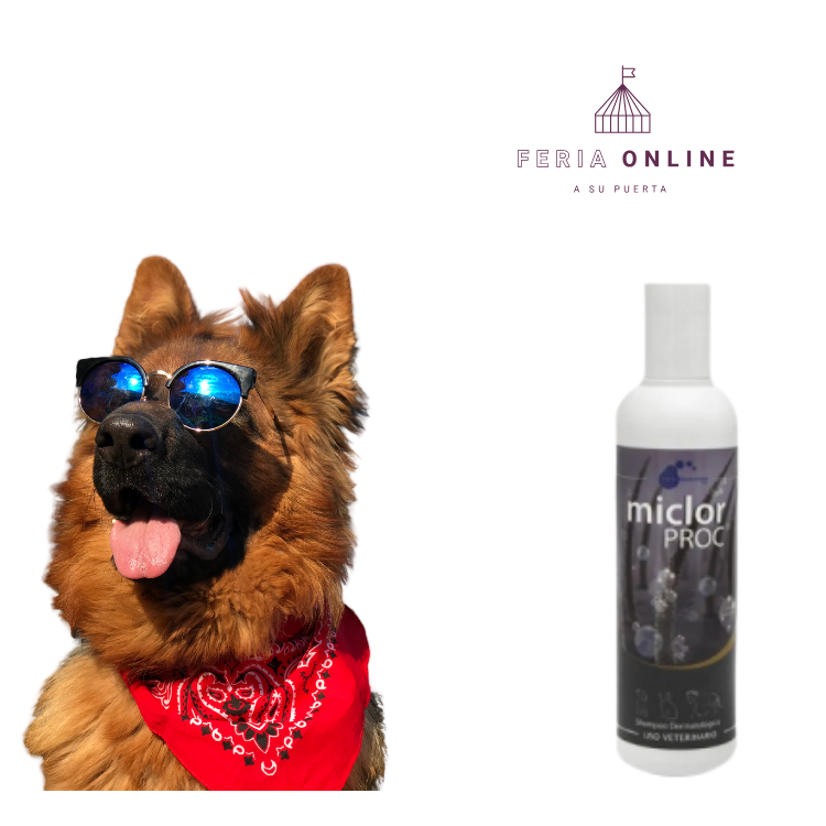 Shampoo Dermatológico Para Mascotas Micloproc - 125 Ml
