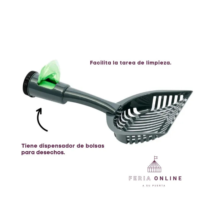Pala Recogedera con Portabolsa