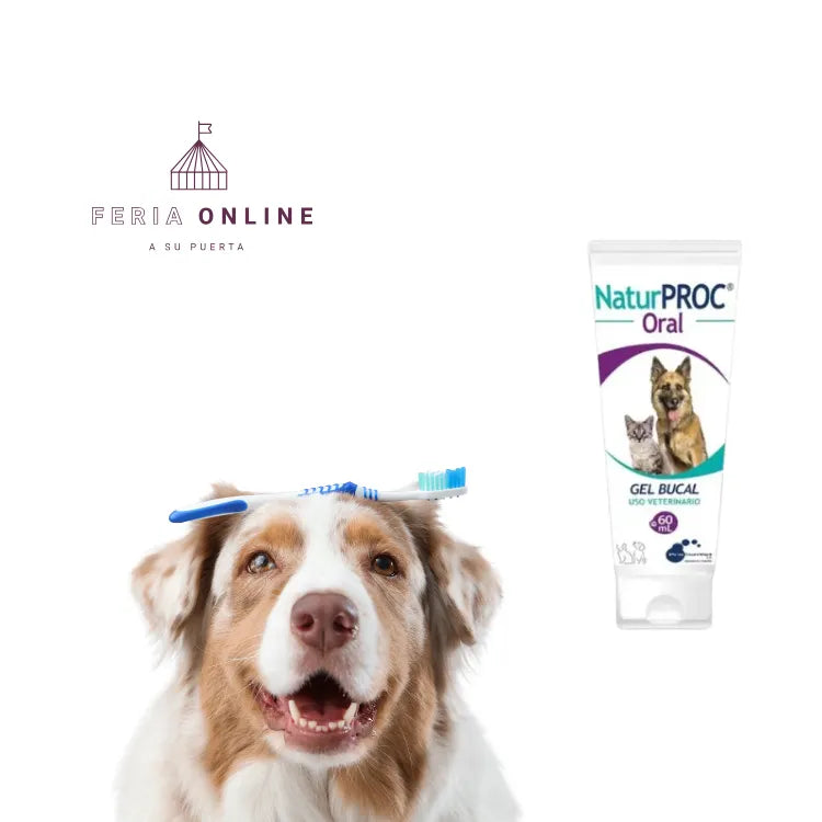 Naturproc Limpieza Dental Perros Y Gatos En Gel Sabor Miel 60 ML