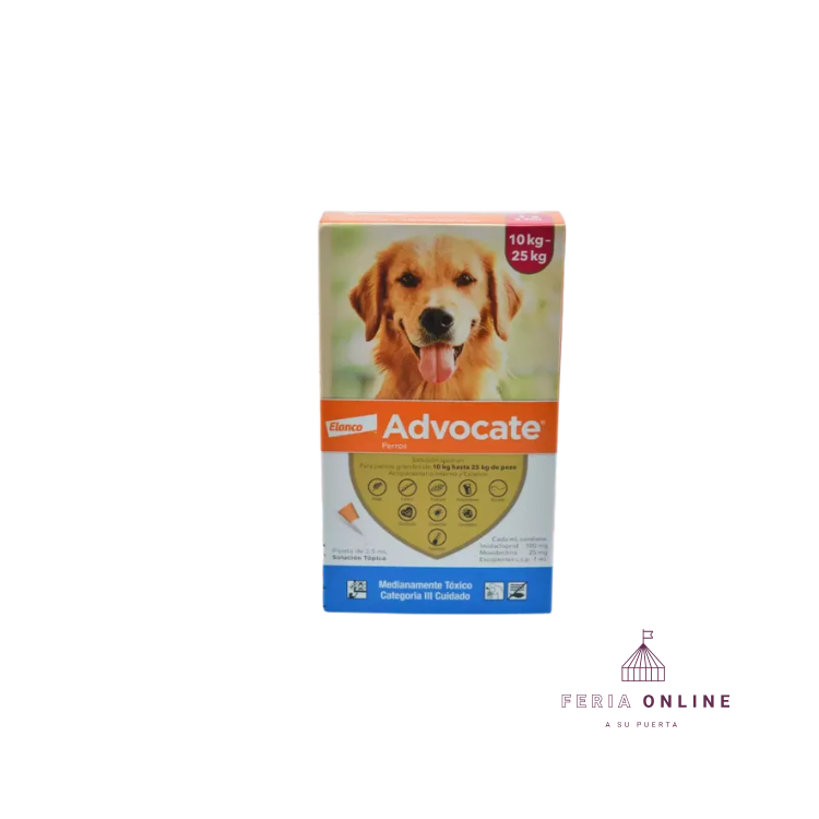 Antipulgas Advocate En Pipeta Para Perros 10-25 KG UND