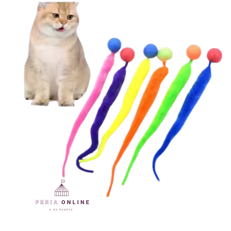 Bola con Gusanillo para Gatos