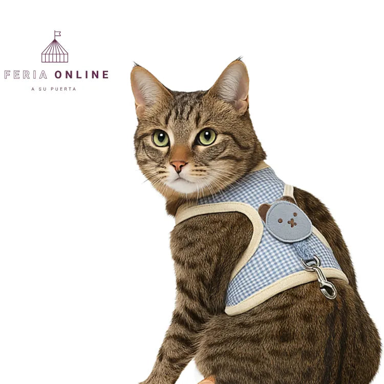 Collar Con Pechera Para Gato
