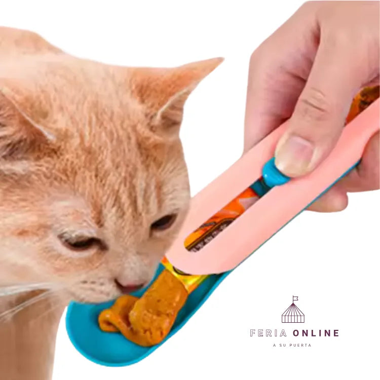 Dispensador De Papilla Para Gatos